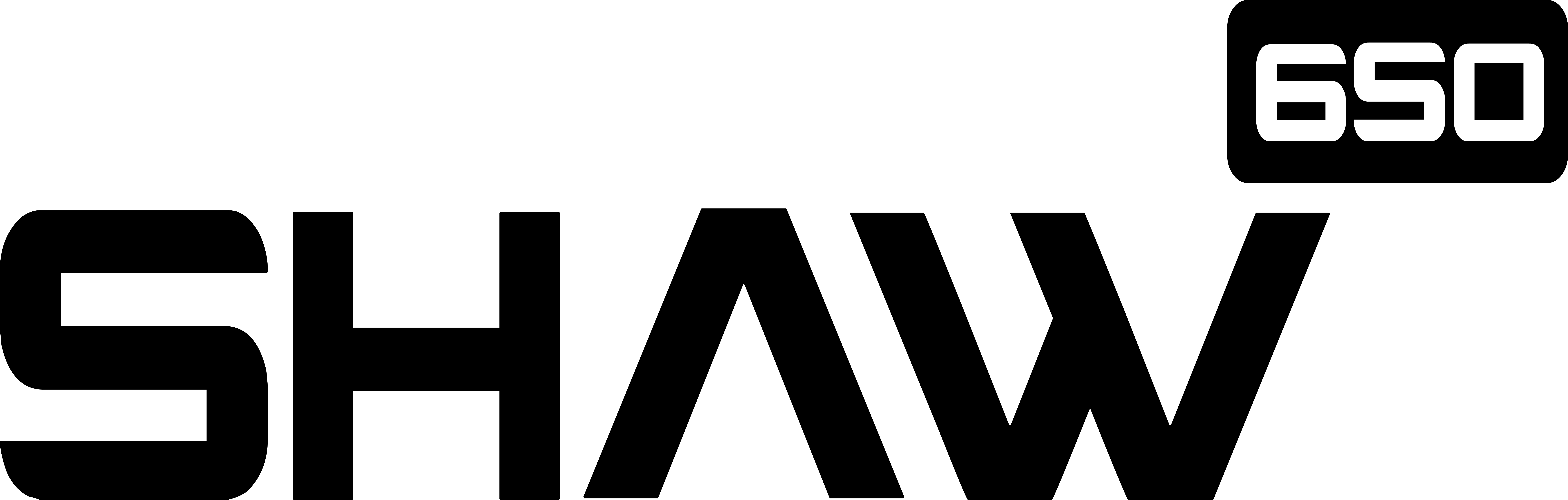 Black Shaw 650 logo